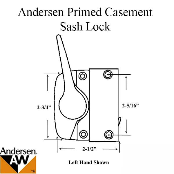 Andersen #7191-32 Sash Lock & Keeper In Stone (1974 To 1995