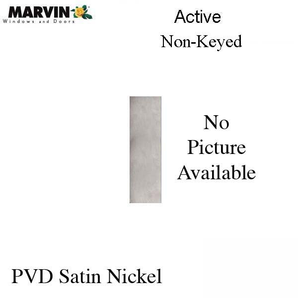 Marvin Contemporary Non-Keyed Handle, Ultimate Sliding French Door - Satin Nickel PVD