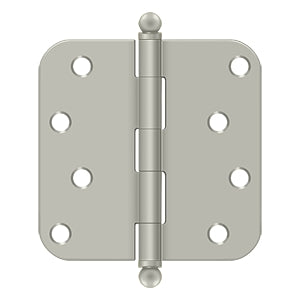4" x 4" x 5/8" Radius Hinge, w/ Ball Tips