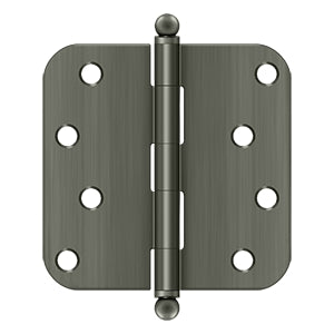 4" x 4" x 5/8" Radius Hinge, w/ Ball Tips