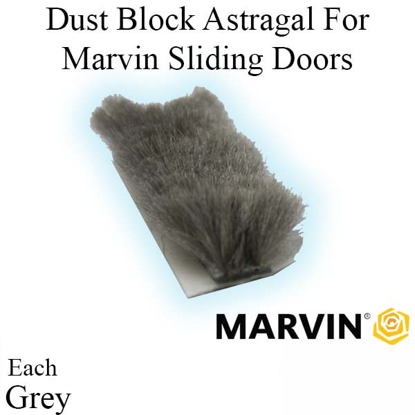 Dust Block, Astragal or Panel for Marvin Sliding Doors - Grey