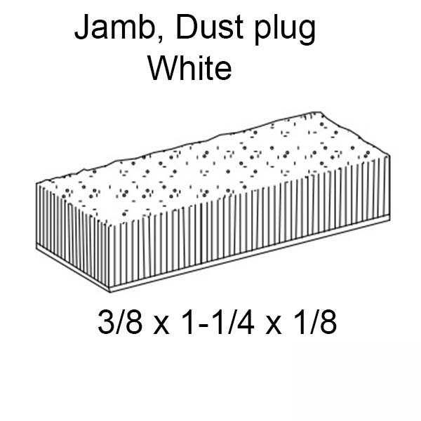 Marvin Single & E-Z Tilt Double Hung, Tilt Pac Fuzzy Weatherstrip - White