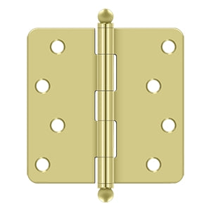 4" x 4" x 1/4" Radius Hinge, w/ Ball Tips
