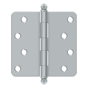 4" x 4" x 1/4" Radius Hinge, w/ Ball Tips