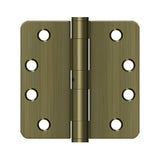 4" x 4" x 1/4" Radius Hinge, HD