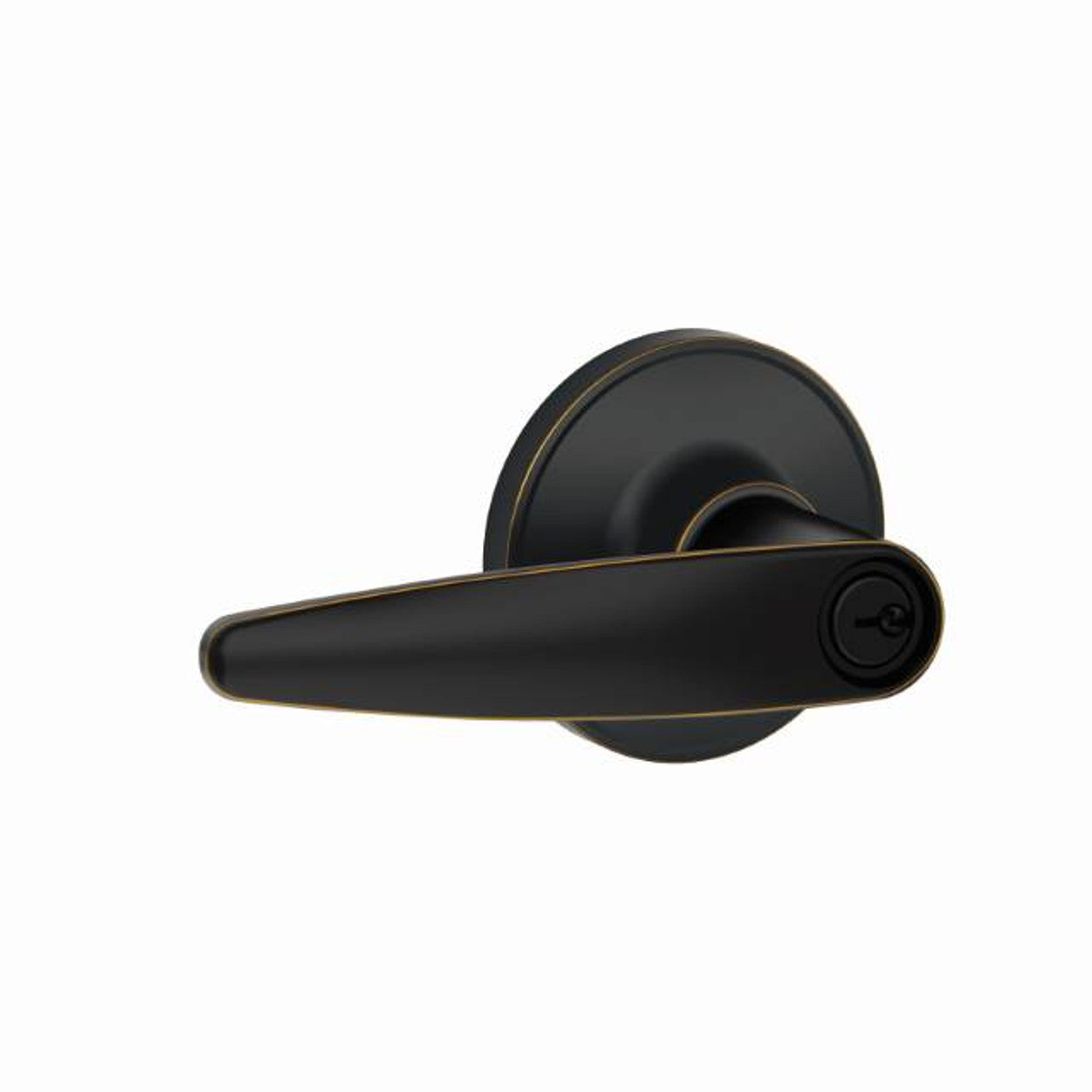 Schlage Residential J54 - Entry Lock Dover Lever with C Keyway, 16255 Latch and 10101 Strike