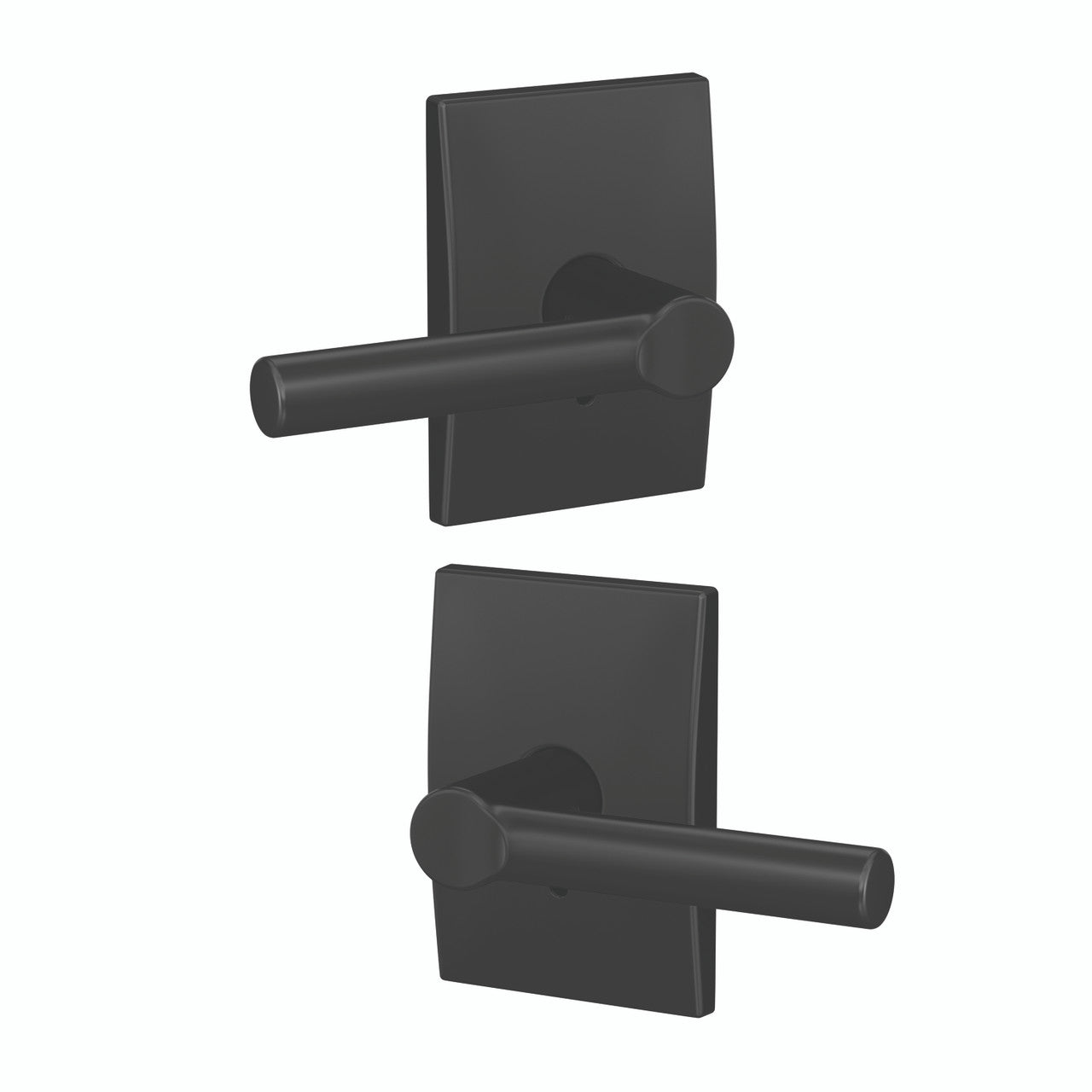 Schlage Residential FC172 - Broadway Lever Non Turning Double Dummy Pair - Century Rose