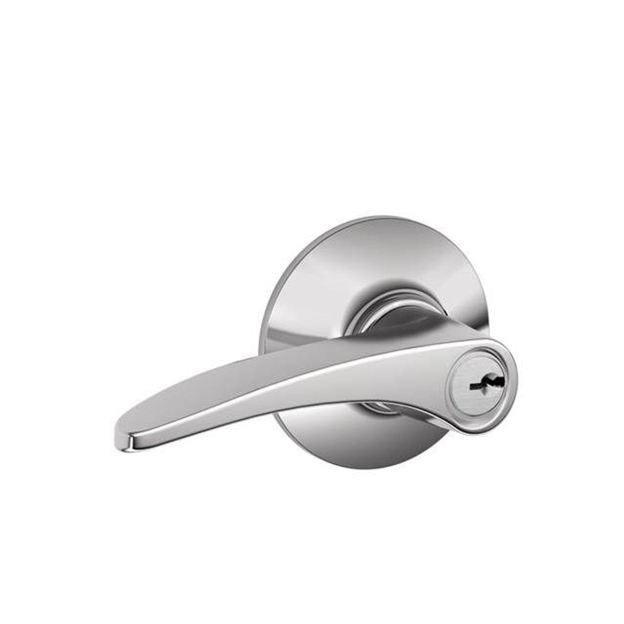 Schlage Residential F51A - Entry Lock - Manhattan Lever, C Keyway with 16211 Latch and 10063 Strike