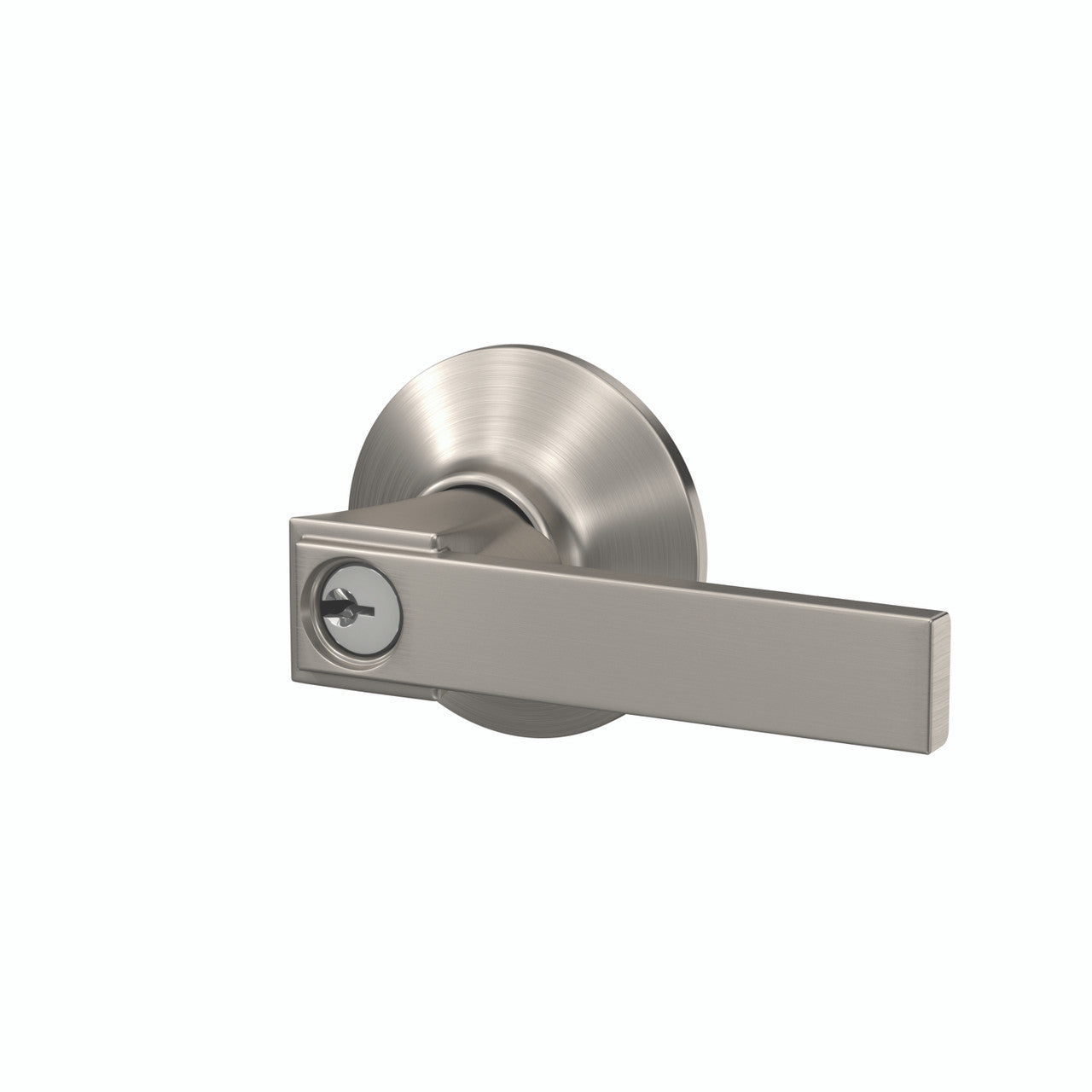 Schlage Residential F51A - Entry Lock - Northbrook Lever, C Keyway with 16211 Latch and 10063 Strike -  Kinsler Rose
