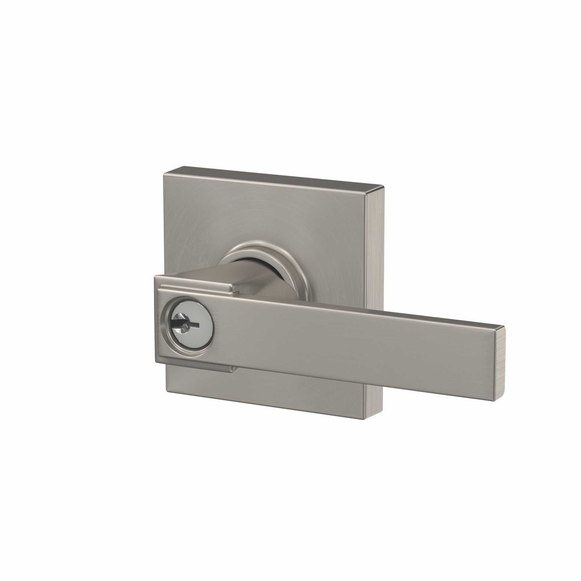 Schlage Residential F51A - Entry Lock - Northbrook Lever, C Keyway with 16211 Latch and 10063 Strike -  Collins Rose