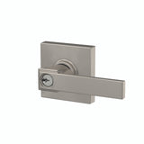 Schlage Residential F51A - Entry Lock - Northbrook Lever, C Keyway with 16211 Latch and 10063 Strike -  Collins Rose