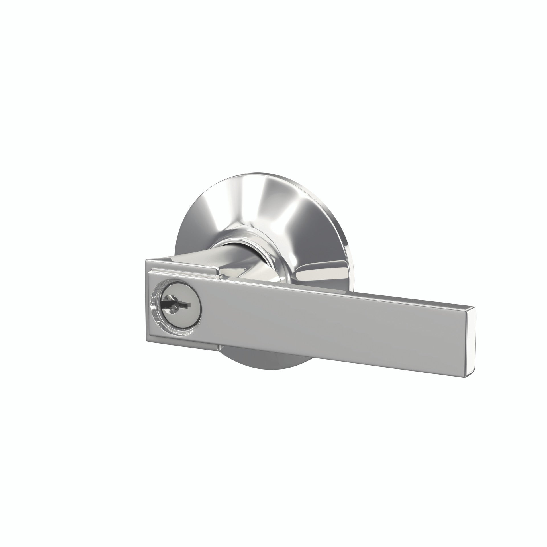 Schlage Residential F51A - Entry Lock - Northbrook Lever, C Keyway with 16211 Latch and 10063 Strike -  Kinsler Rose