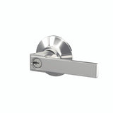 Schlage Residential F51A - Entry Lock - Northbrook Lever, C Keyway with 16211 Latch and 10063 Strike -  Kinsler Rose