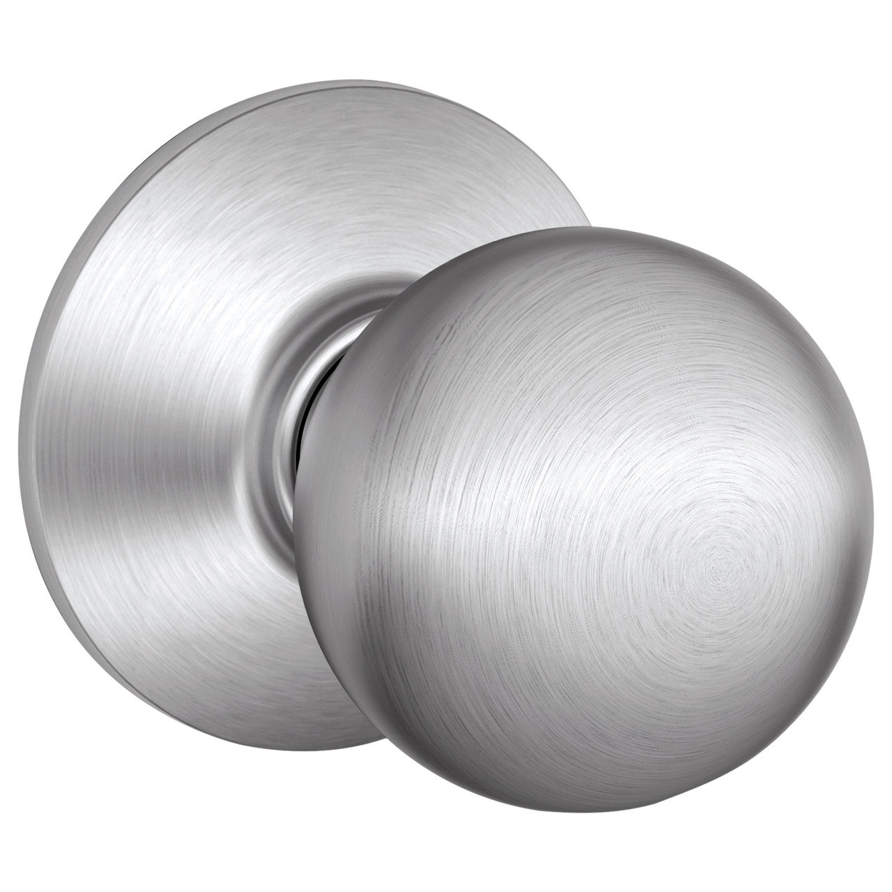 Schlage Residential F40 - Privacy Lock - Orbit Knob, 16080 Latch and 10027 Strike