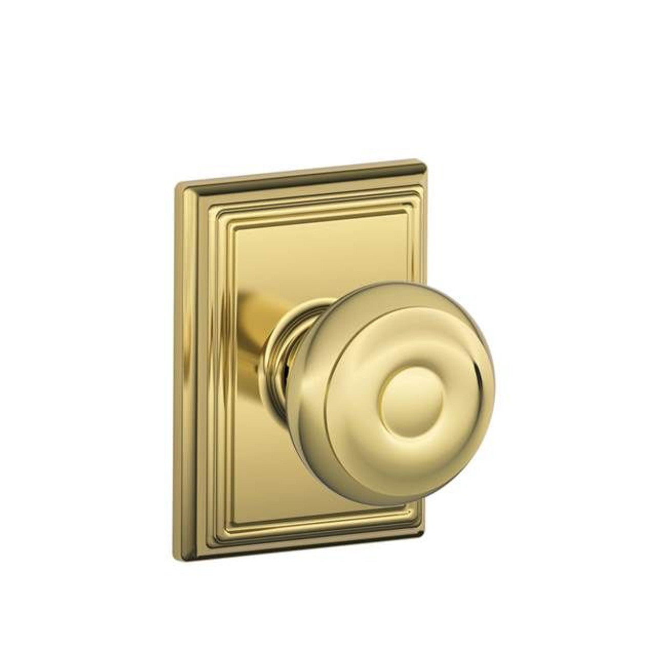 Schlage Residential F170 - Georgian Knob Half Dummy - Addison Rose