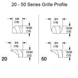 Marvin Series 20 & 50 Grille Pins for Diamond & Rectangular full surround grids