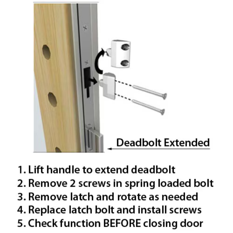 Integrity Active 45/92 Multipoint Lock, Cn 8-0, Shootbolt - Stainless Steel