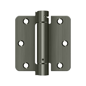 3-1/2" x 3-1/2" x 1/4" Spring Hinge