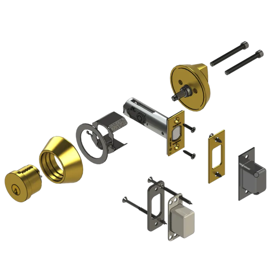 Medeco Maxum® M4 Residential Double Cylinder Deadbolt, DL Keyway, Captive Key