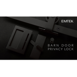 Emtek 222201 Modern Rectangular Barn Door Privacy Locks