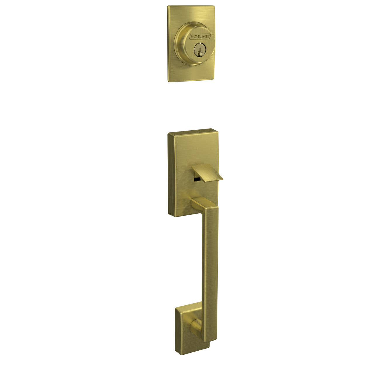 Schlage Residential FC58 - Custom Century Exterior Active Handleset Only with C Keyway