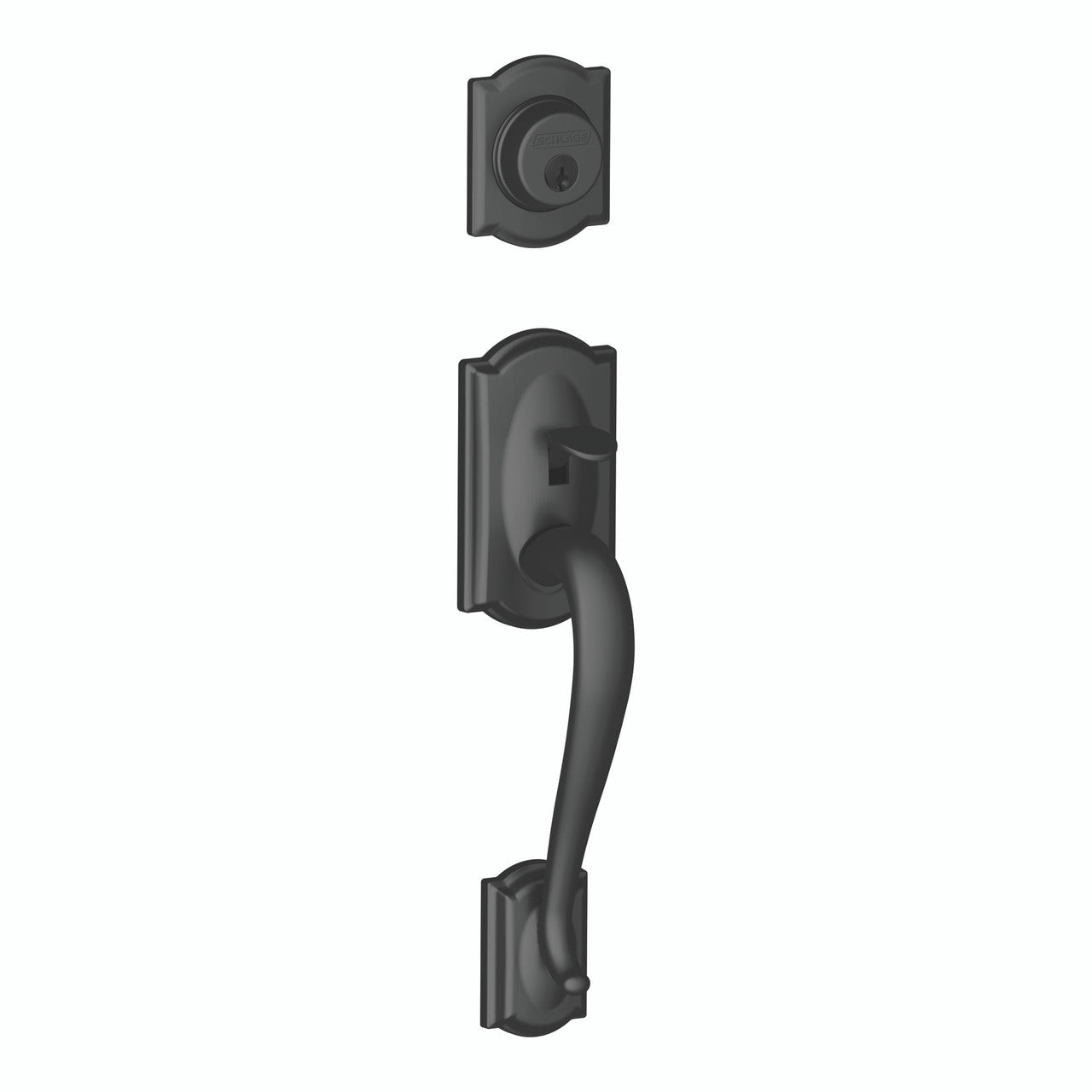 Schlage Residential FC58 - Custom Camelot Exterior Active Handleset Only with C Keyway