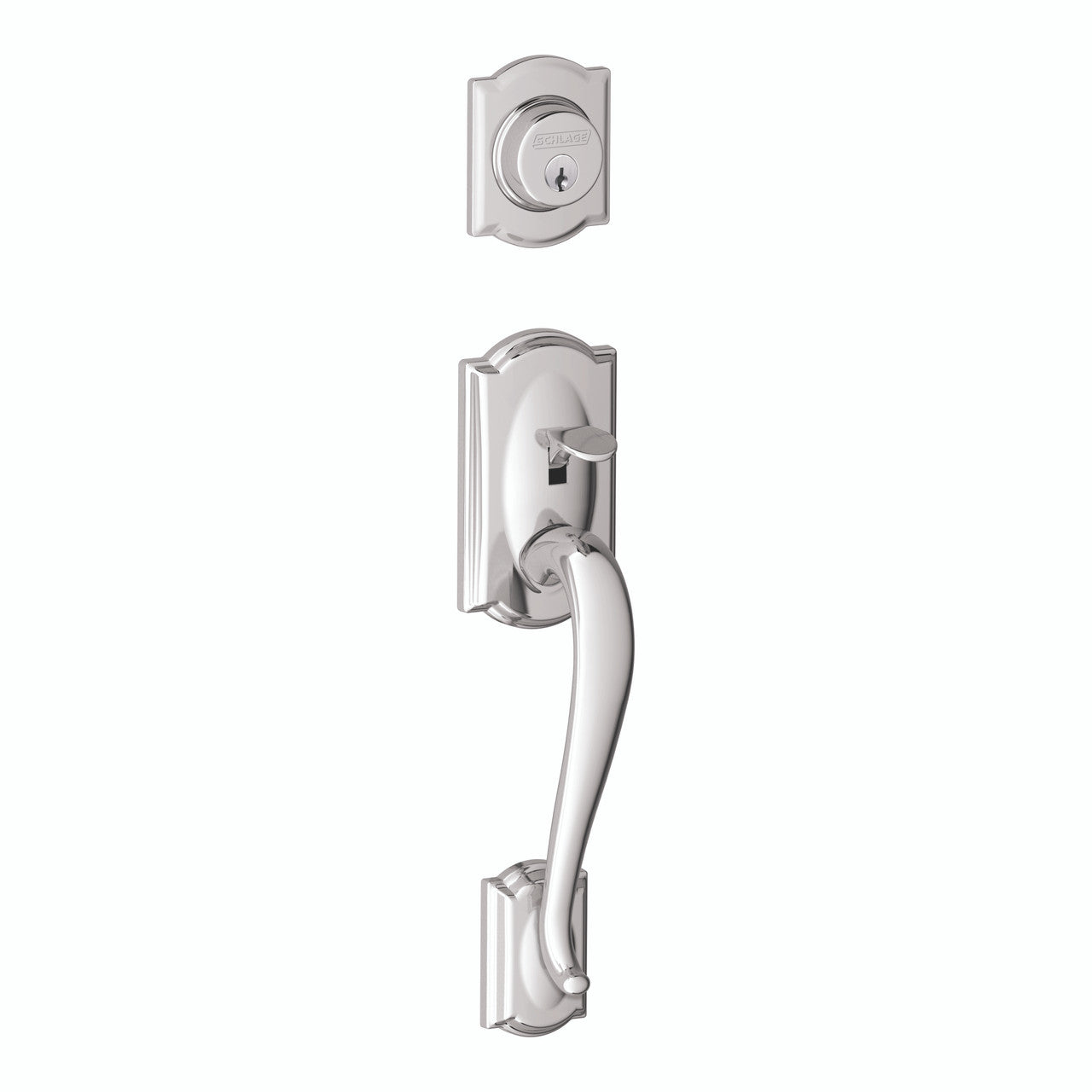 Schlage Residential FC58 - Custom Camelot Exterior Active Handleset Only with C Keyway