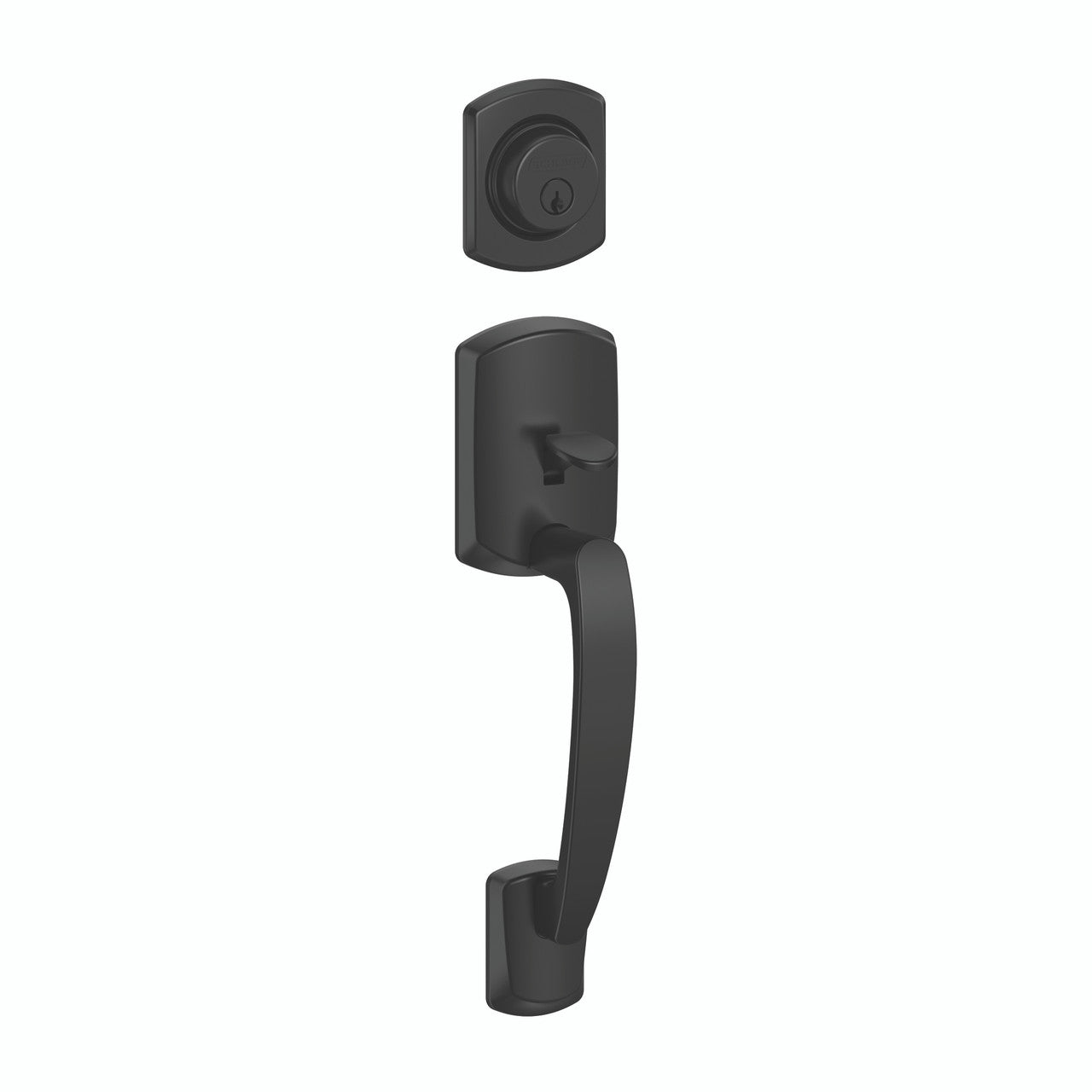 Schlage Residential FC58 - Custom Greenwich Exterior Active Handleset Only with C Keyway
