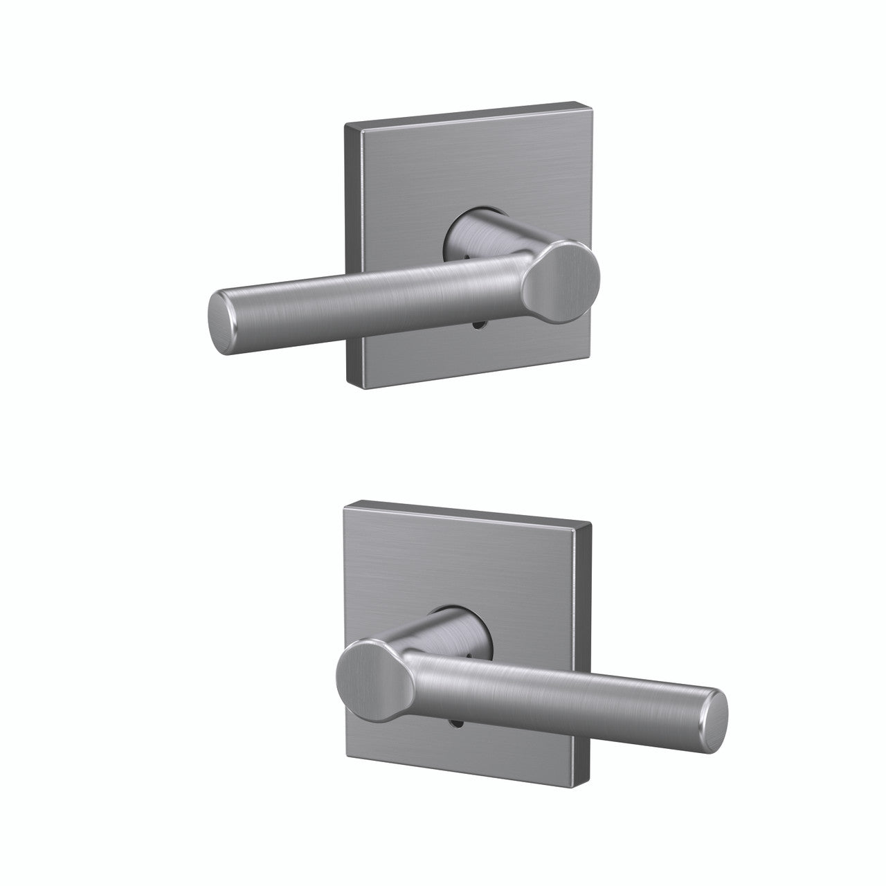 Schlage Residential FC21 - Broadway Lever Passage and Privacy Latch - Grade 2 Cylindrical Non-Keyed Lock - Collins Rose