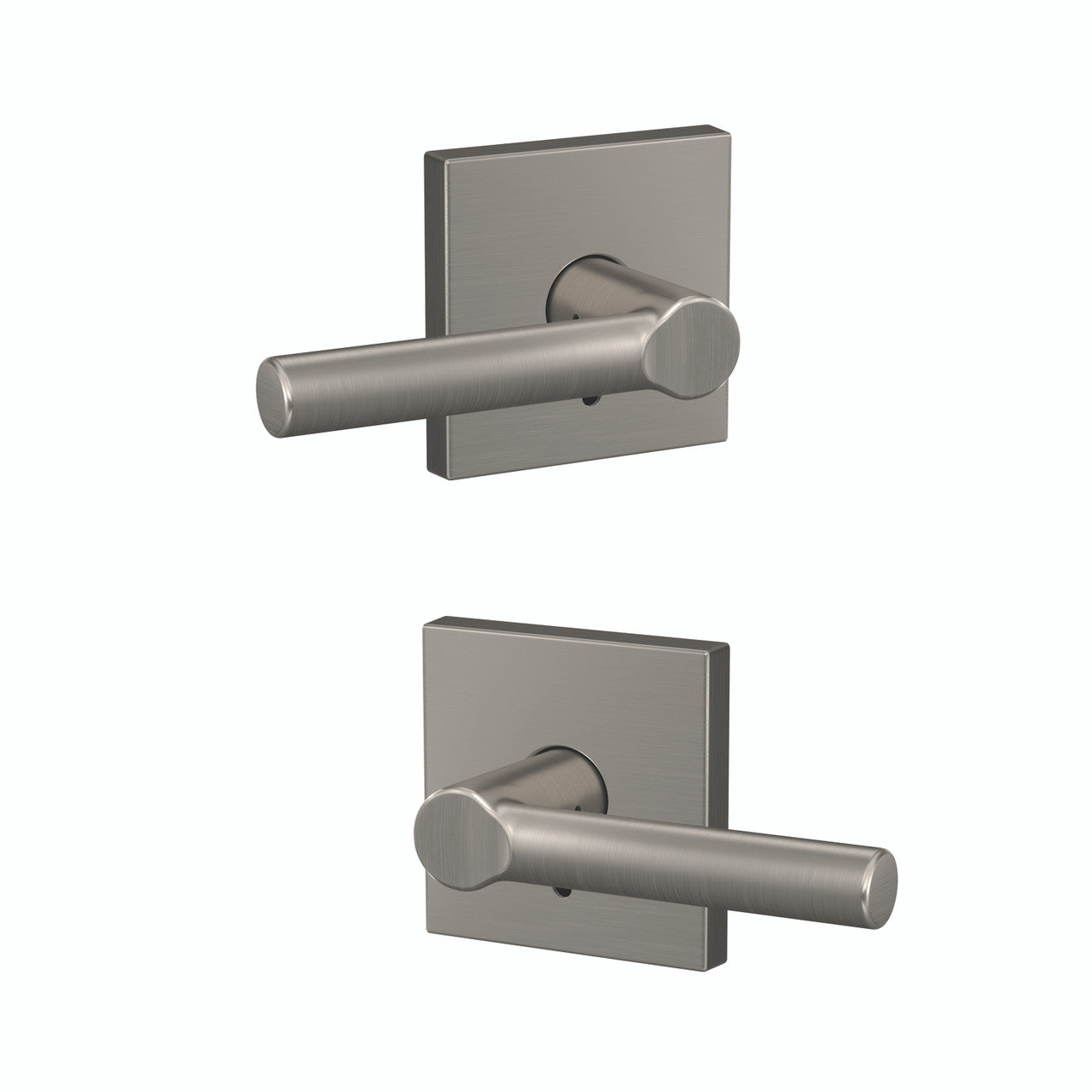 Schlage Residential FC21 - Broadway Lever Passage and Privacy Latch - Grade 2 Cylindrical Non-Keyed Lock - Collins Rose