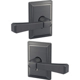 Schlage Residential FC172 - Rivington Lever Knob Non Turning Double Dummy Pair