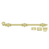 Deltana 18 Inch Long Surface Door Security Bolt