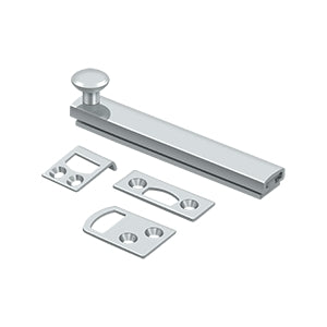 4" Surface Bolt, Concealed Screw, HD
