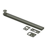 8" Surface Bolt, Concealed Screw, HD
