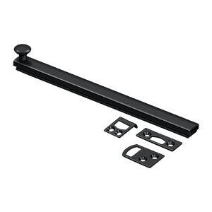 8" Surface Bolt, Concealed Screw, HD