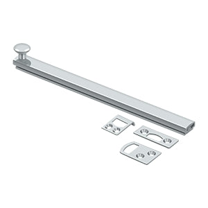 8" Surface Bolt, Concealed Screw, HD