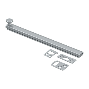8" Surface Bolt, Concealed Screw, HD