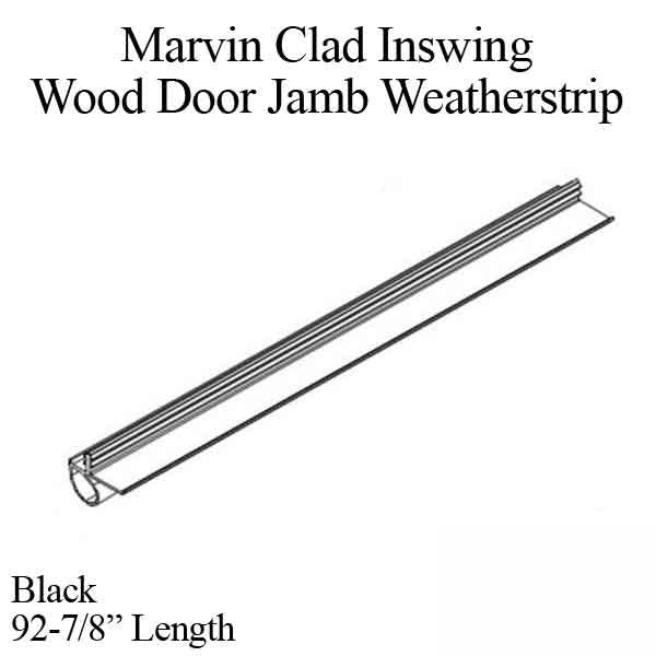 Marvin Weatherstrip For Clad Inswing Door Jamb V796 Bulb Frame 92.875 Inch Seal