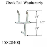 Marvin Single & E-Z Tilt Double Hung, Tilt Pac Weatherstrip V116 - White