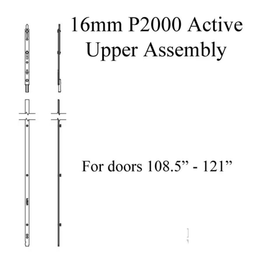 16mm P2000 Active Upper Assembly, Doors 108.5 - 121