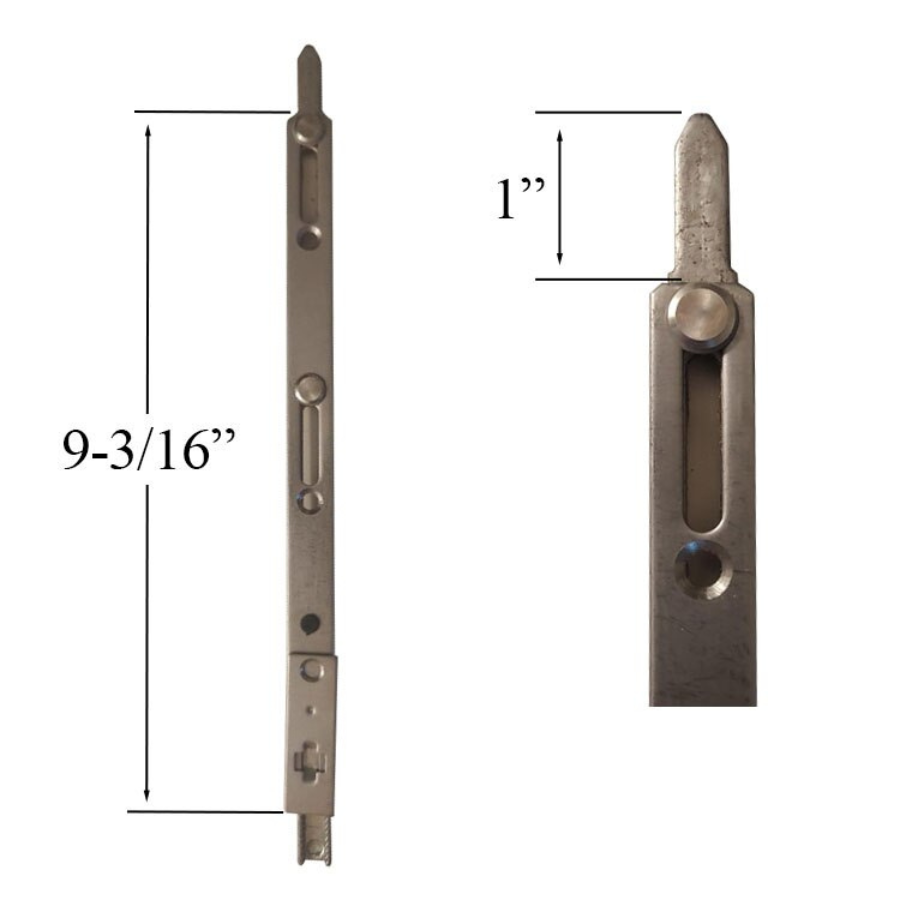 16mm P3000 Multipoint Lock Shootbolt Extension Tip, 1" Throw