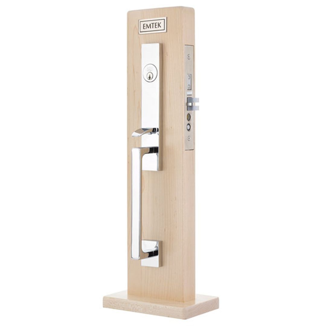 Emtek 3017 Brisbane Brass Mortise Entrance Handleset - Dummy