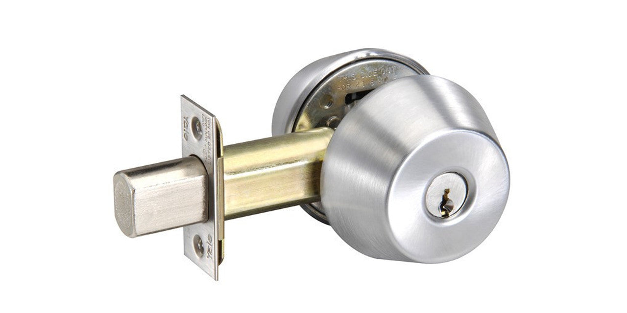 Accentra (Yale) D161 Classroom Grade 1Deadbolt, 2-3/8" Backset, 2-1/4" X 1" Face