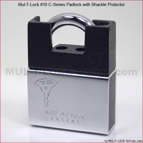 Mul-T-Lock MT5+MTL800 #10 C-Series padlock with Protector - 3/8" Shackle