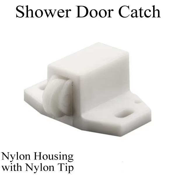 Swinging Shower Door Catch Nylon