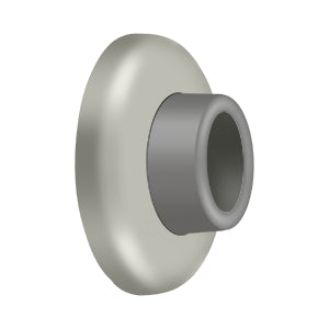 Wall Mount Concave Flush Bumper, 2-1/2" Diam.