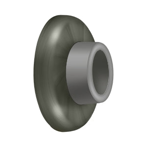 Wall Mount Concave Flush Bumper, 2-1/2" Diam.