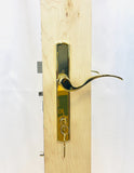 HOPPE Multipoint Lock Handle Set with Munchen Lever Active Resista Brass -2131135