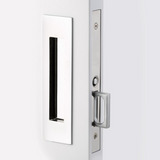 Emtek 2154 Narrow Modern Rectangular Pocket Door Mortise Lock (2" x 7-1/4") - Passage