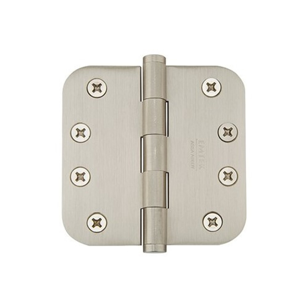 Emtek 96234 Heavy Duty Hinges (Pair), 4" x 4" with 5/8" Radius Corners